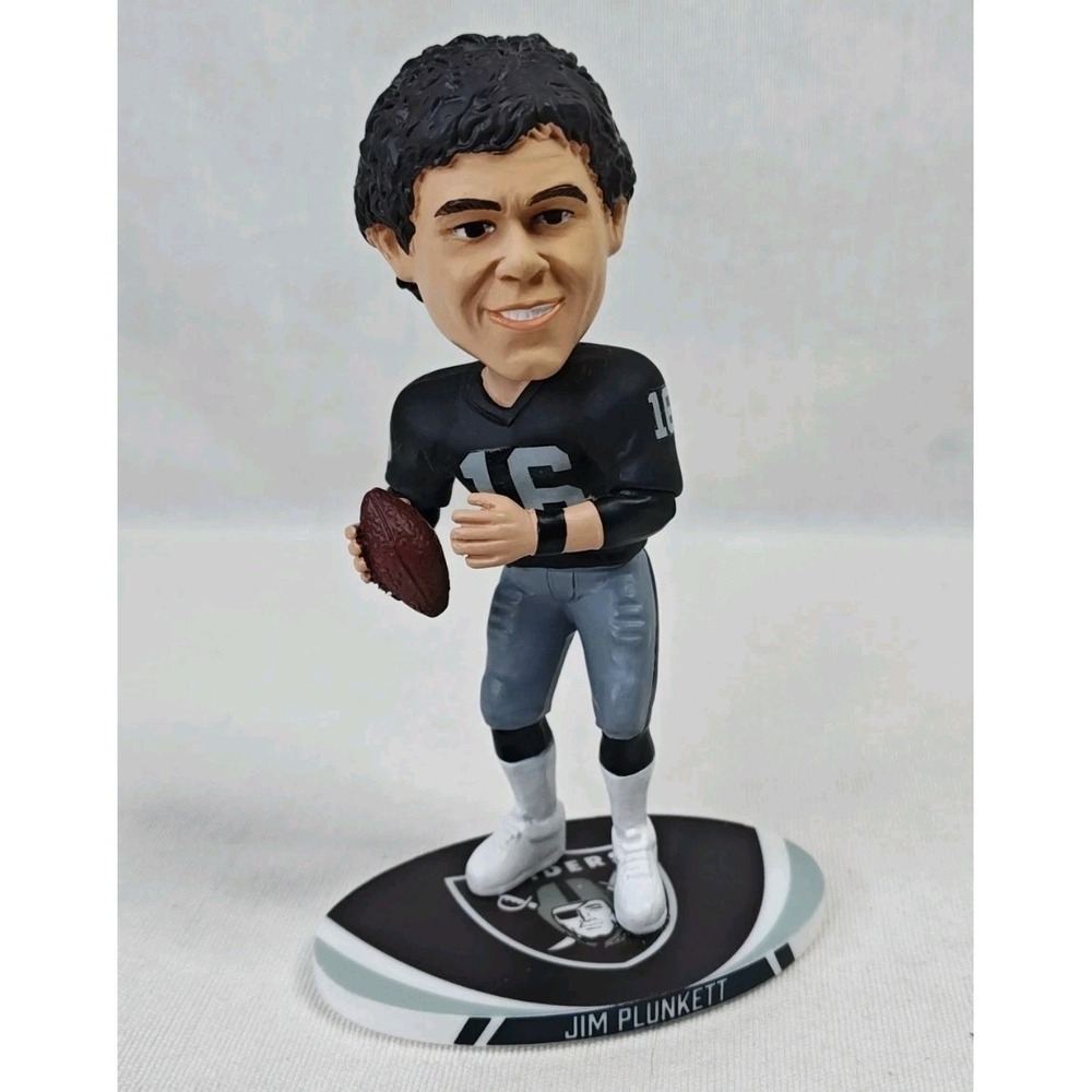 JIM PLUNKETT Oakland / Los Angeles Raiders Legend SGA Mini 4" Bobblehead #4822